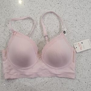 Lucky Brand Soft Pink Lace Bra
